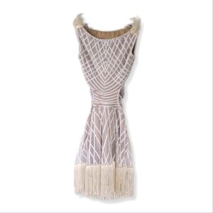 ilogear Dancewear Custom White Sequin Fringe Costume Dance Leotard Dress